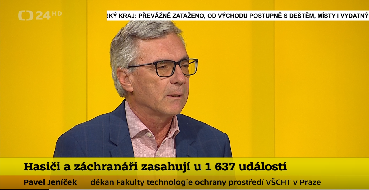 prof. Jeníček hostem u Daniela Stacha v ČT24