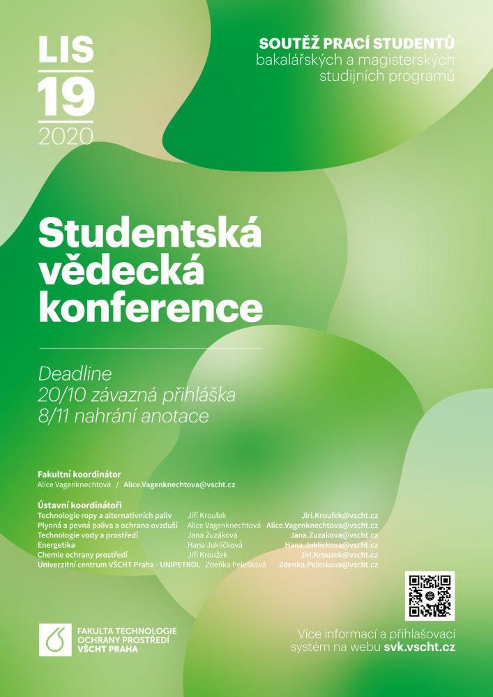 Studentská vědecká konference 2020